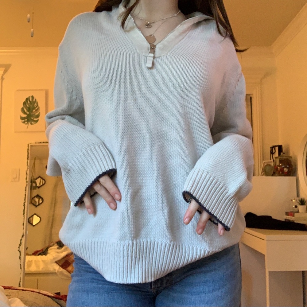 oversized quarter zip!